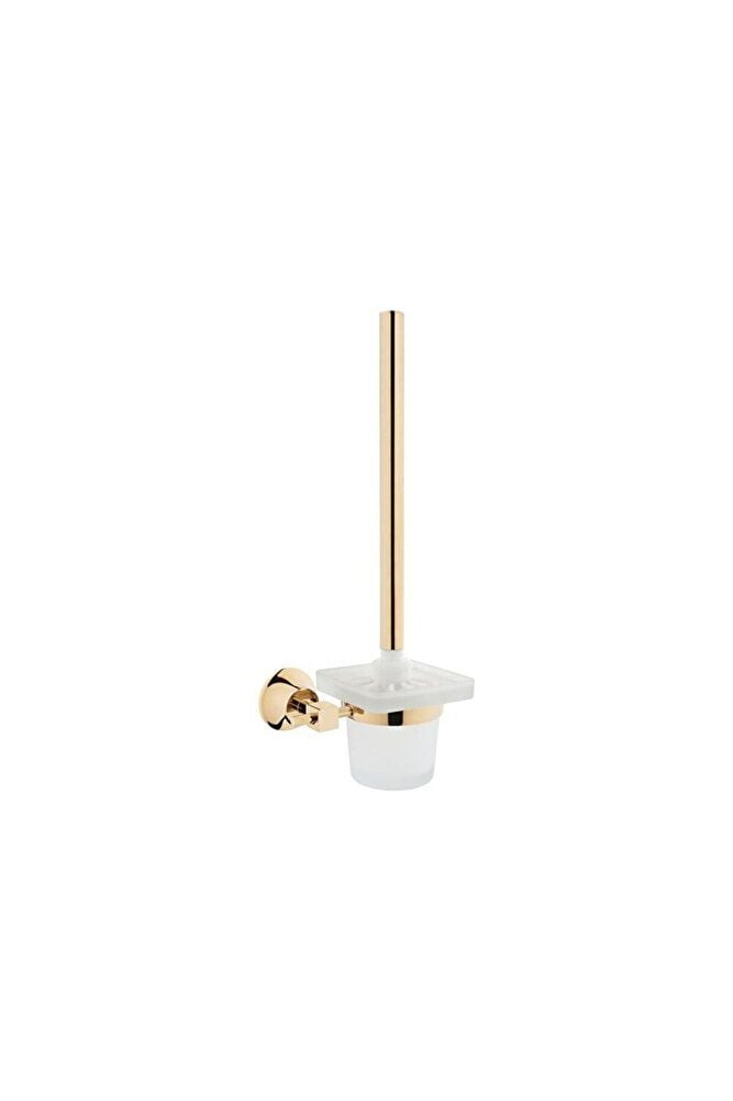Juno Classic A4442423 Tuvalet Fırçalığı, Duvardan, Altın