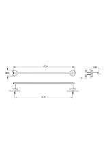 Base 200 Krom Uzun Havluluk A44100