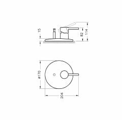 Minimax S Ankastre Banyo Bataryası - A42210