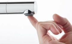 Artema AquaSee A47046 Ankastre Temassız Lavabo Bataryası Elektrikli Çift Su Girişli Krom