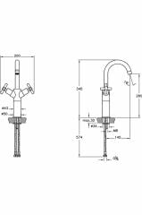 Juno Lavabo Bataryası (YÜKSEK) Altın - A4085123