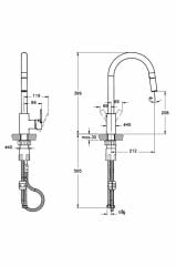 Maestro Standart Pull-down Eviye Bataryası - A42162