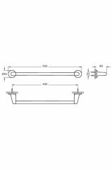 Marin A44944 Uzun Havluluk, Krom